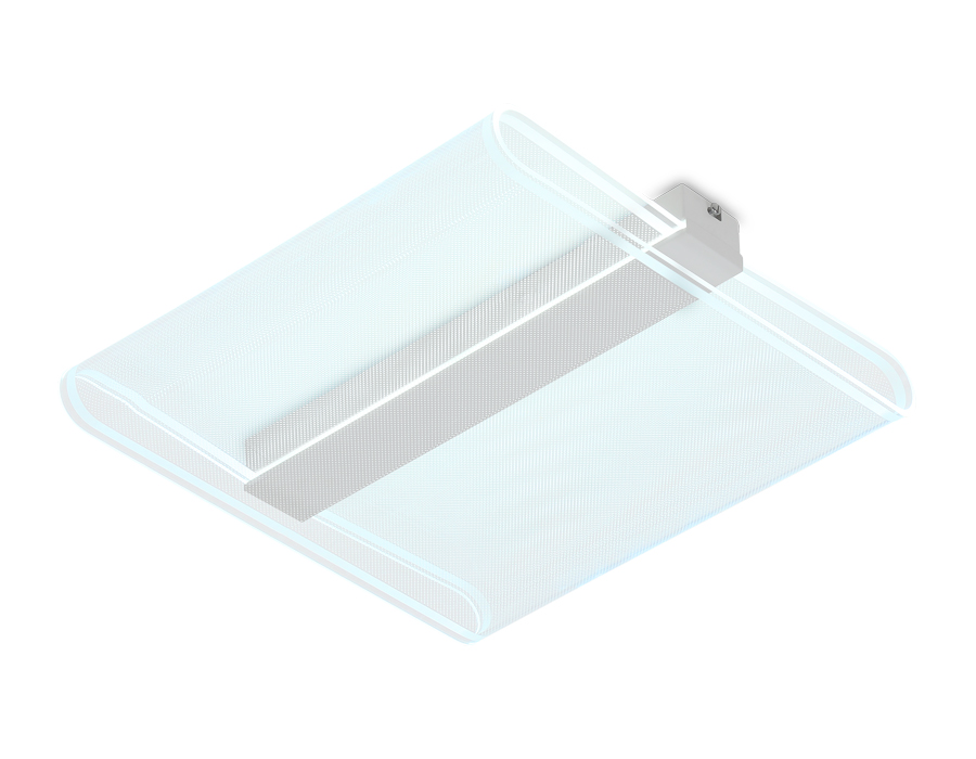 Потолочный светодиодный светильник Ambrella FA625 WH белый 64W   (ПДУ РАДИО 2.4)