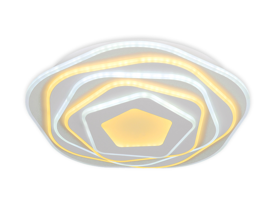 Потолочный управляемый светильник Ambrella Original FA814 WH 78W белый