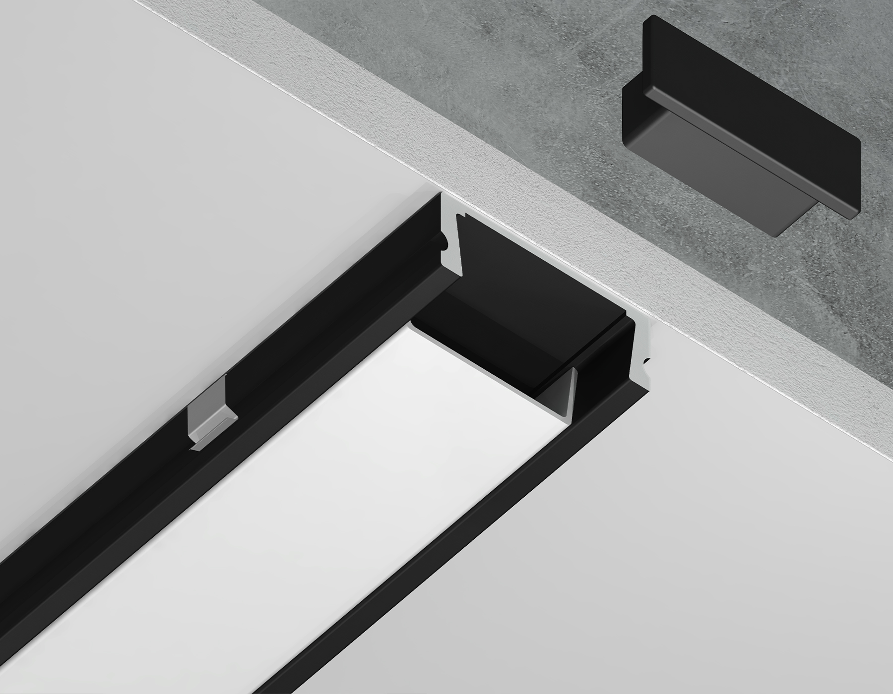 GP1700BK черный 2000*15.5*6