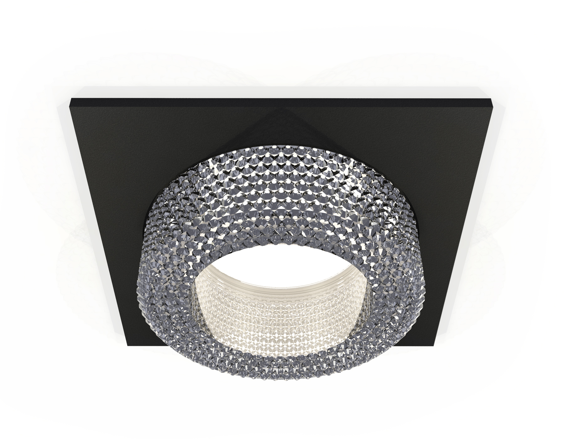 Встраиваемый светильник XC7632020 SBK/CL черный песок/прозрачный MR16 GU5.3 (C7632, N7191)