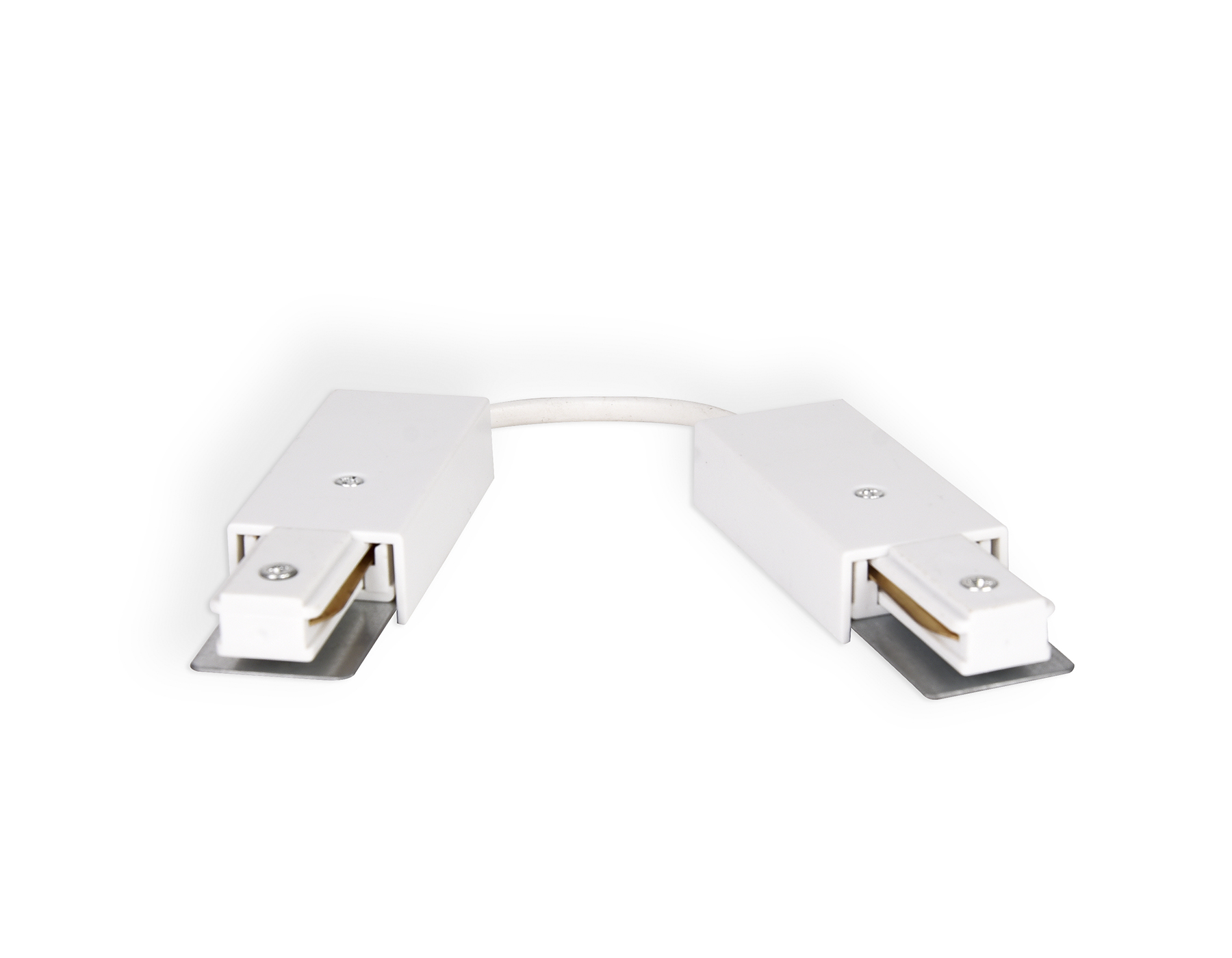 GL7087 WH коннектор гибкий однофазный для соединения трековых шинопроводов