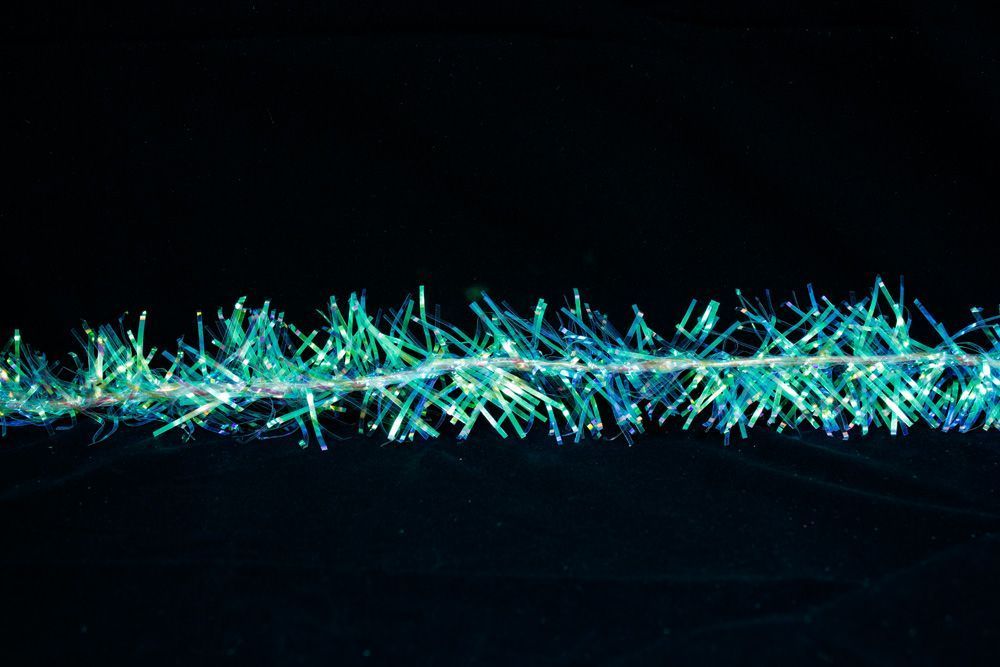 Светодиодная гирлянда Feron CL40 мишура 6.1 м +4.3м 230V белый c питанием от сети