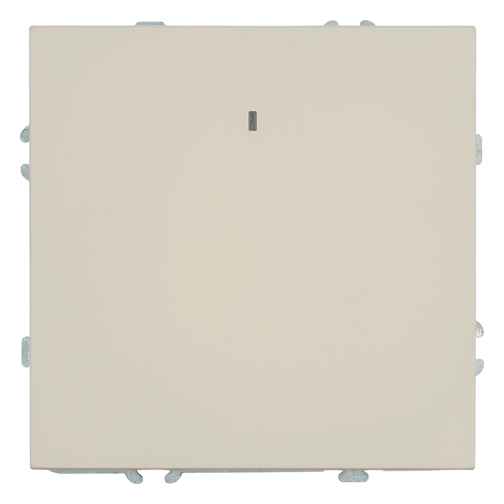 Выключатель 1-клавишный c индикатором (механизм), STEKKER, 250В, 10А, серия Эмили, RSW10-5101-08, кашемир, soft touch