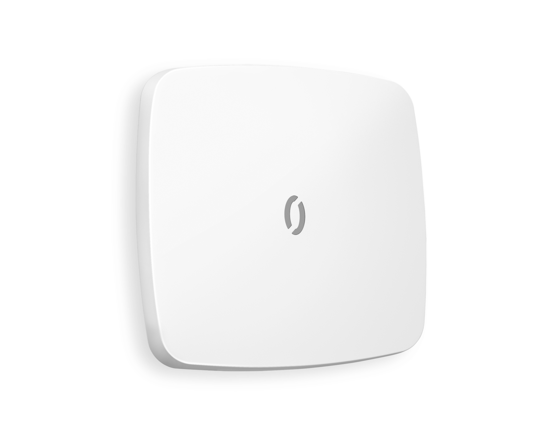 OP1220 Лицевая панель OMEGA (Белый матовый) для 1-кл  выключателей с подсветкой QUANT