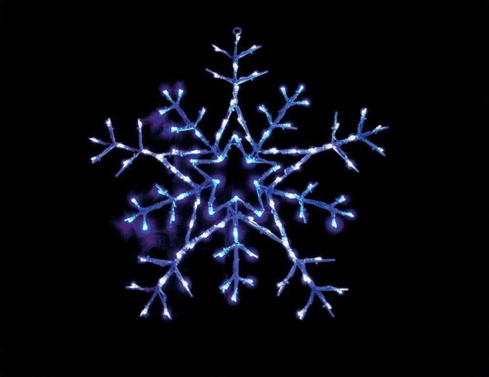 Световая фигура 24V 100 LED  белый+синий, 4.8W, 200mA, с контроллером и 24V-адаптером, IP 20, шнур 5м х0,12мм, LT004