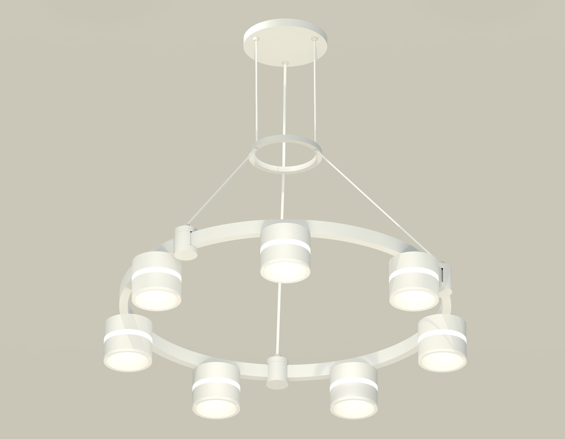 Подвесной светильник Ambrella Techno Ring XR92031602/7 SWH/FR белый песок/белый матовый GX53 (A9203, C9236, N8444) Подвесной светильник Ambrella Techno Ring XR92031602/7 SWH/FR белый песок/белый матовый GX53 (A9203, C9236, N8444)