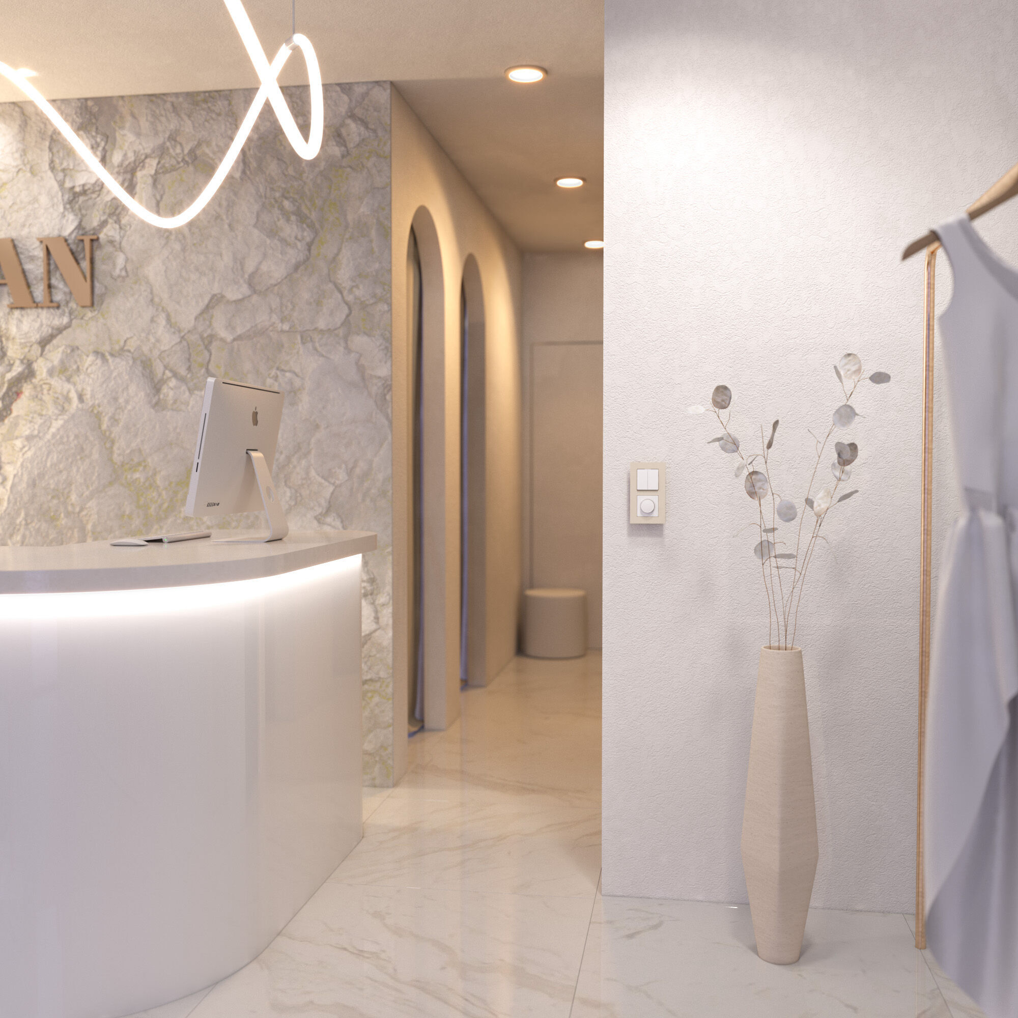 W0022962/ Рамка на 2 поста Slab (айвори софт)