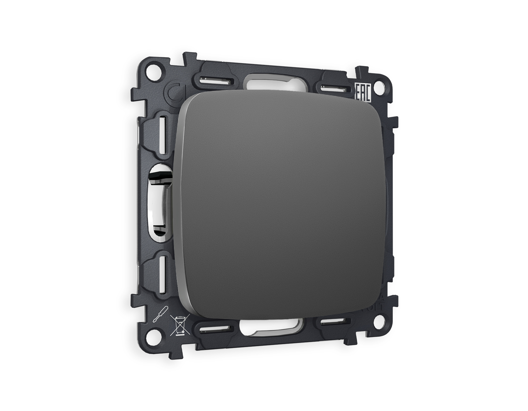 MO666010 Комплект суппорта универсального OMEGA Антрацит серый QUANT (OP6660, VM240)