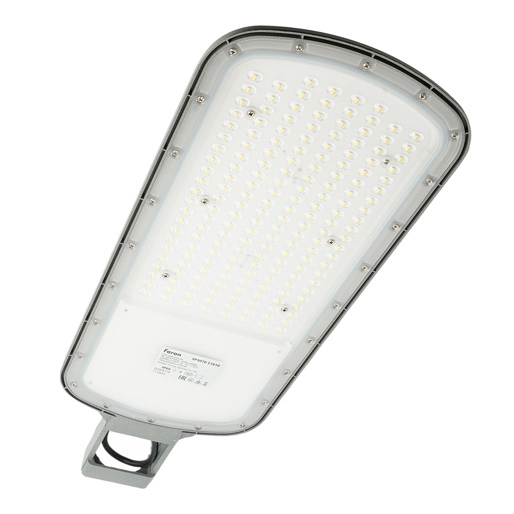 Светодиодный уличный консольный светильник Feron SP3070 150W 4000K AC90-300V, серый
