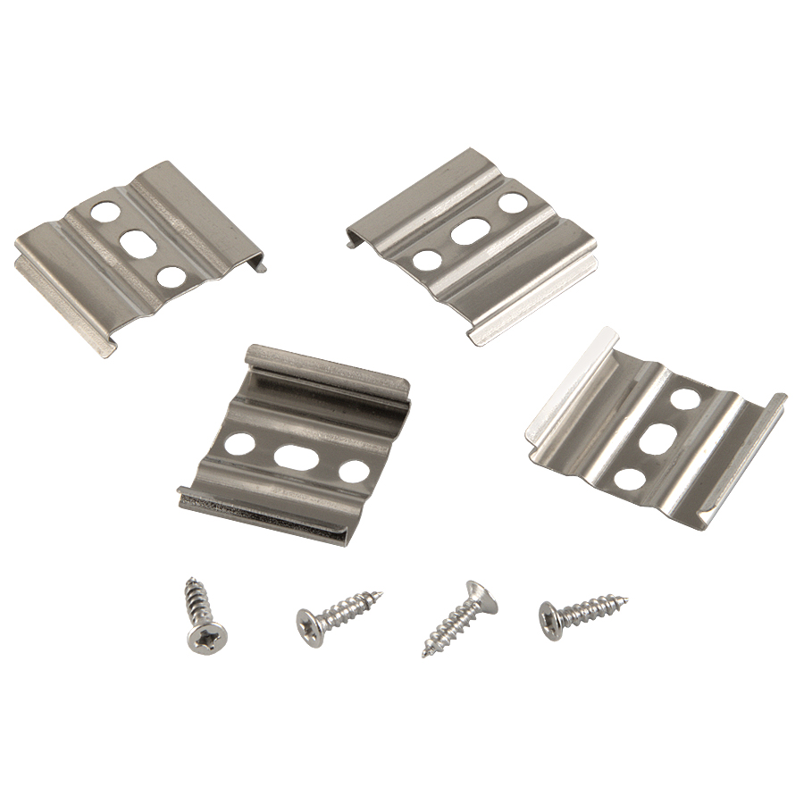 Скоба крепления с шурупом для профиля General GAL-6-31-С-IP20  10шт в уп.