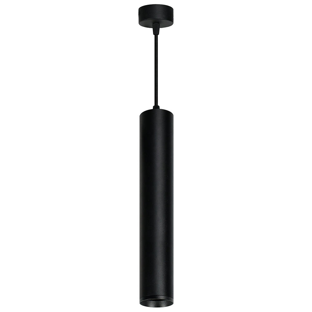 Светильник потолочный Feron ML1768 на подвесе  MR16 35W 230V, черный 55*280 Светильник потолочный Feron ML1768 на подвесе  MR16 35W 230V, черный 55*280