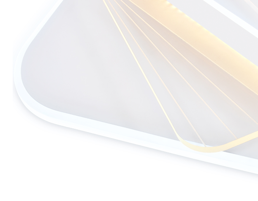 Потолочный светодиодный светильник Ambrella FA799 WH белый 195W (ПДУ РАДИО 2.4)