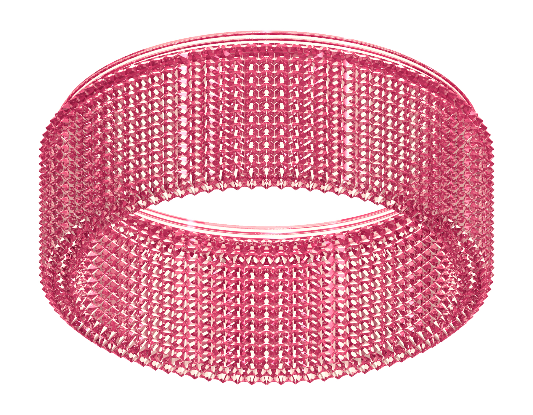 Насадка передняя для корпуса светильника Ambrella N8486 PI розовый D85*H35mm Out30mm GX53