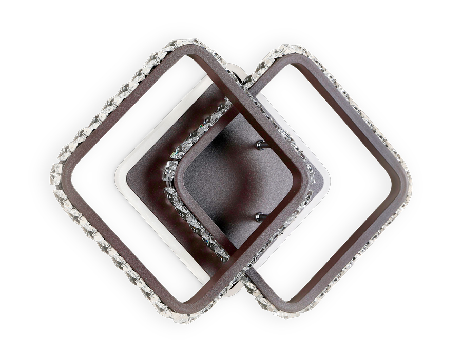 Настенный светодиодный светильник с выключателем Ambrella FA276 SCF кофе песок LED 3000K+6400K 26W 340*200*70