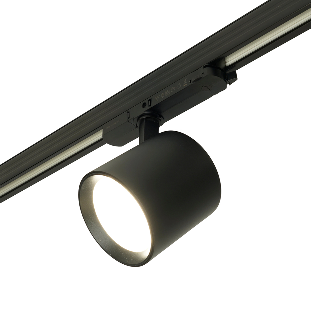 Светодиодный светильник Feron TR Reflex трековый на шинопровод 40W, 3500 Lm, 4000К, 36 градусов, черный, 3х фазный с функцией выбора мощности