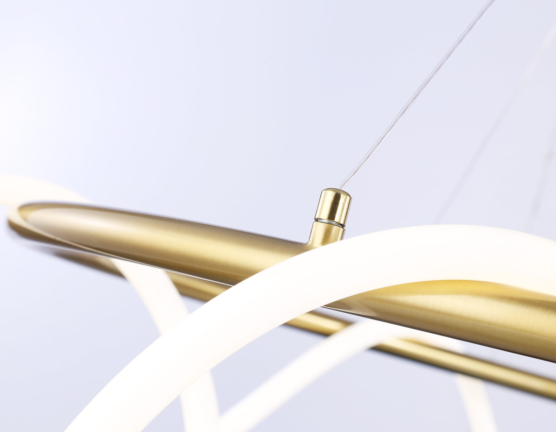 Подвесной светильник Ambrella FL10511 BS латунь 3000K/4200K/6400K 84W D800*1200 (ПДУ РАДИО 2.4G)