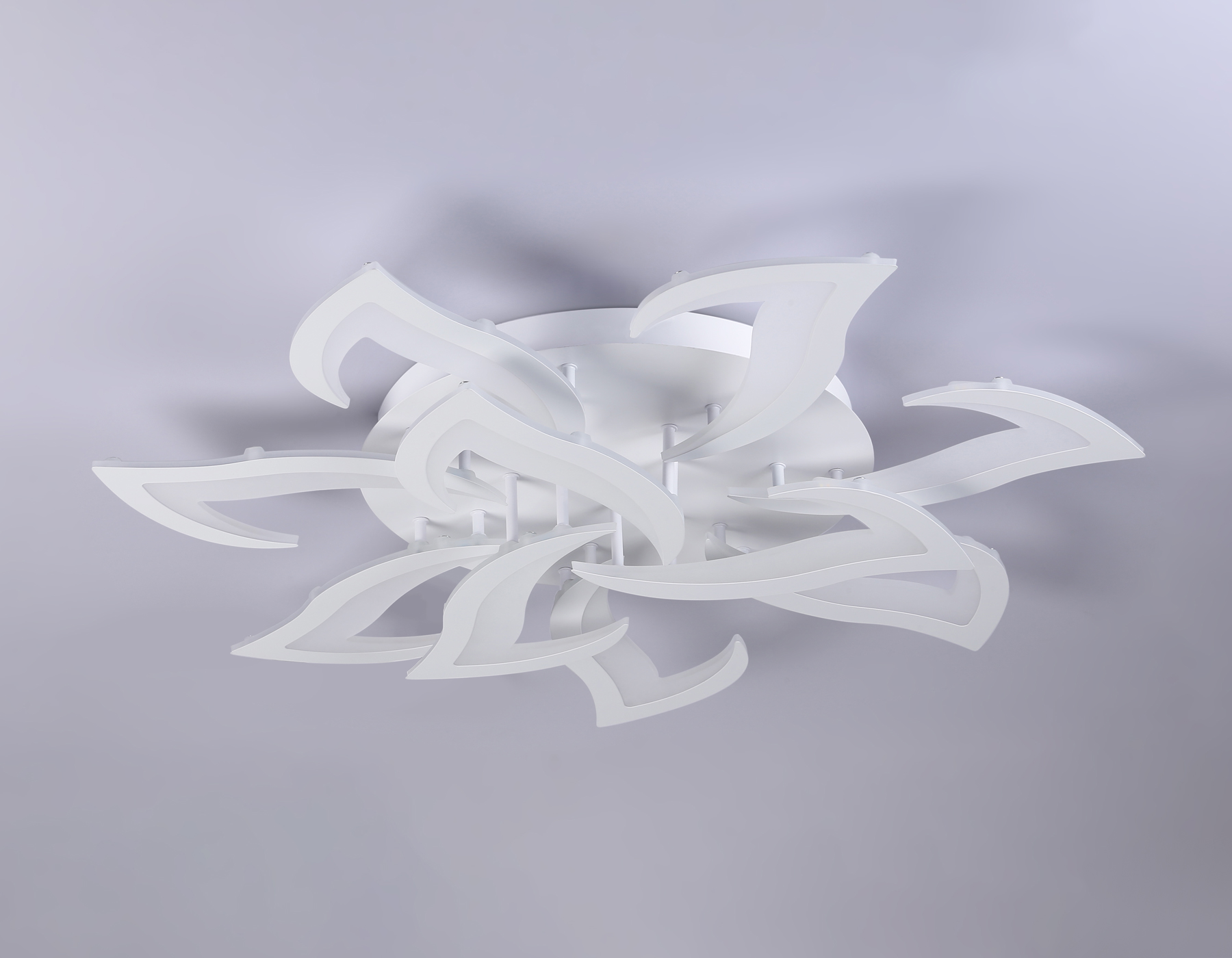 Подвесной светильник FA4473/7+3 WH белый 112W 3000+6400K/4200K/6400+3000K D850*120 (ПДУ ИК)