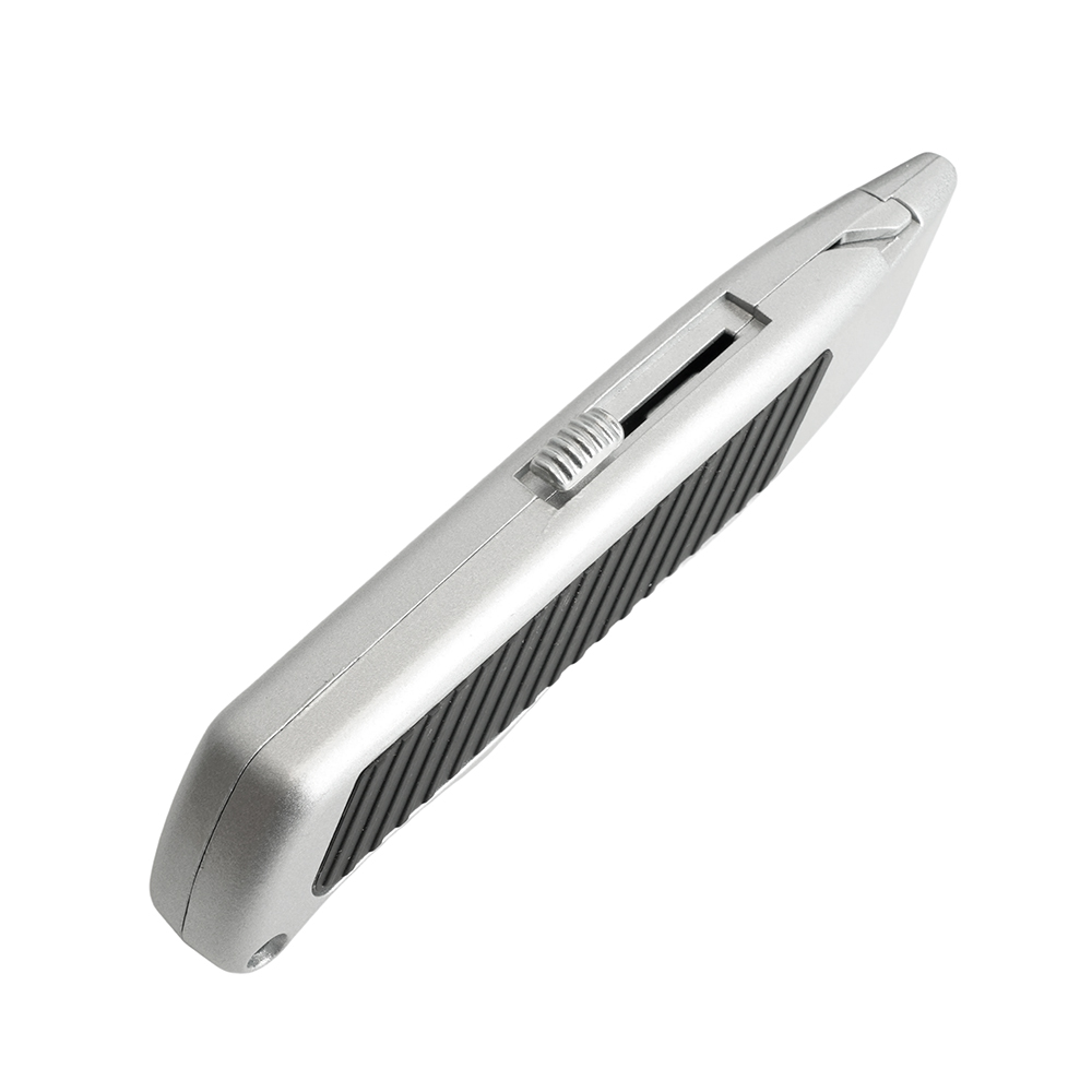 Нож строительно-монтажный с трапециевидным лезвием, 19 мм, 2 лезвия в рукоятке, GS, KMU-13-T