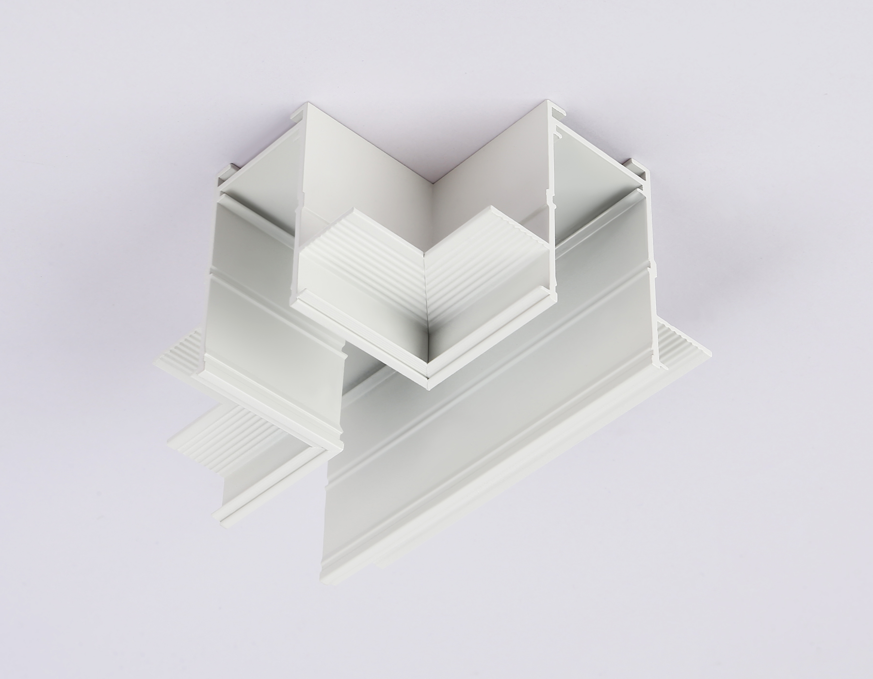 GL1041 WH белый коннектор T-образный для встраиваемого шинопровода Magnetic 220V 110*80*47