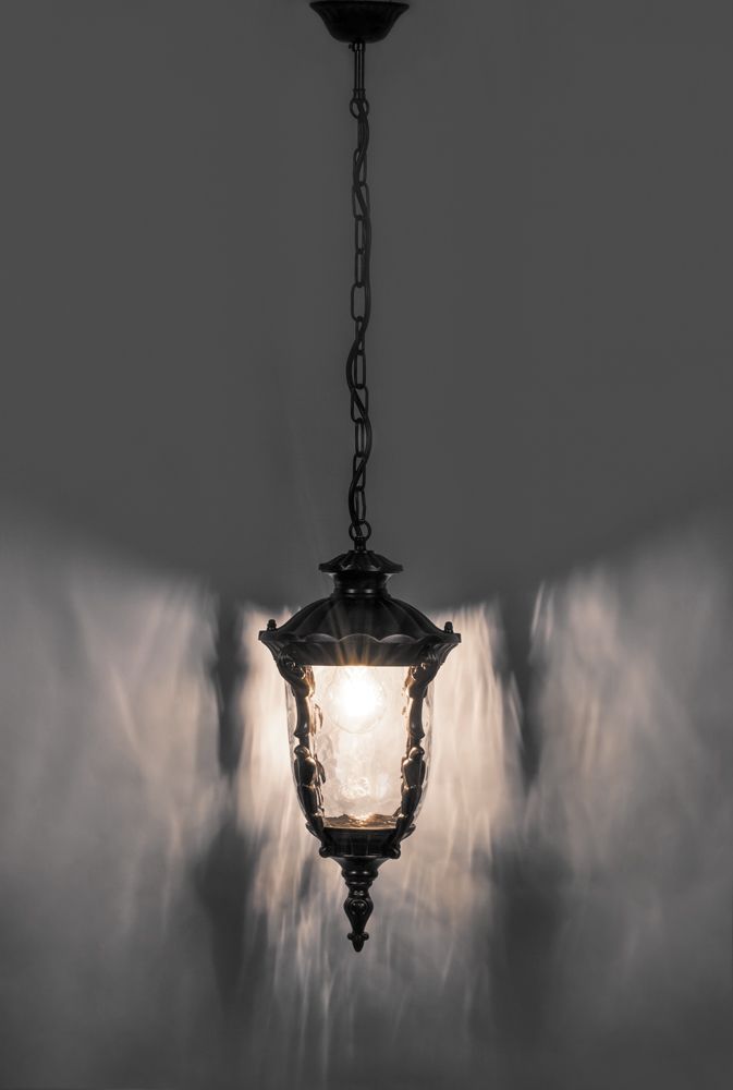 Светильник садово-парковый Feron PL5005 круглый на цепочке 60W 230V E27, темно-коричневое золото