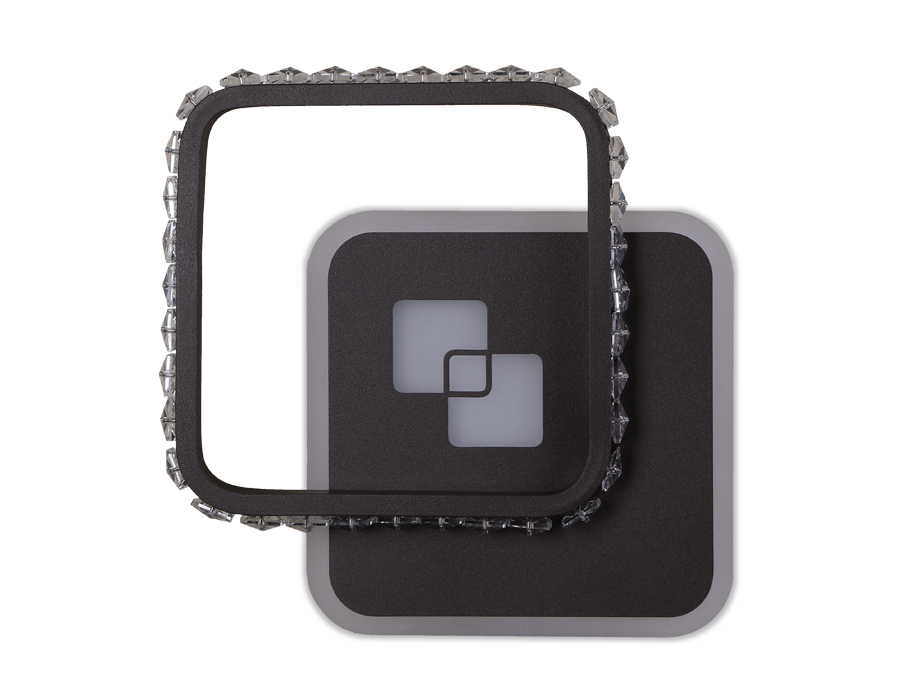 Настенный светодиодный светильник FA232 CF кофе LED Ambrella 4200K/4200K/6400K 30W 210*210*50