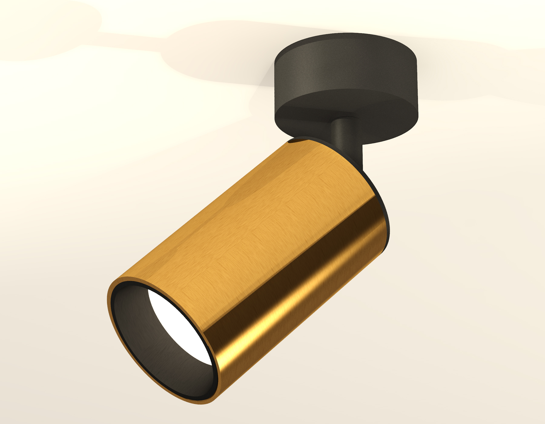 Накладной поворотный светильник XM6327020 PYG/SBK золото желтое полированное/черный песок MR16 GU5.3 (A2210, C6327, N6111)