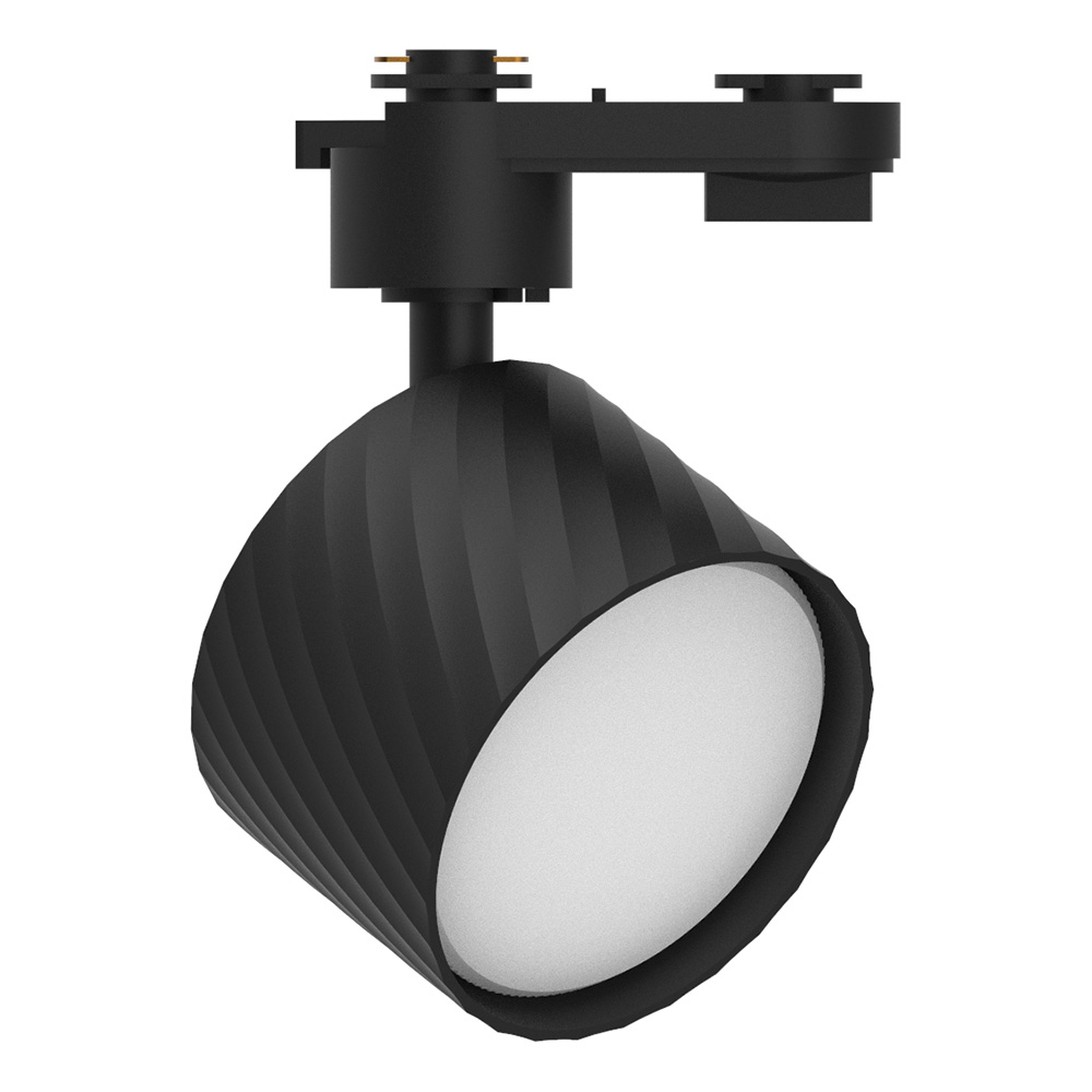 Светильник Feron AL125 трековый однофазный на шинопровод под лампу GX53, черный Светильник Feron AL125 трековый однофазный на шинопровод под лампу GX53, черный