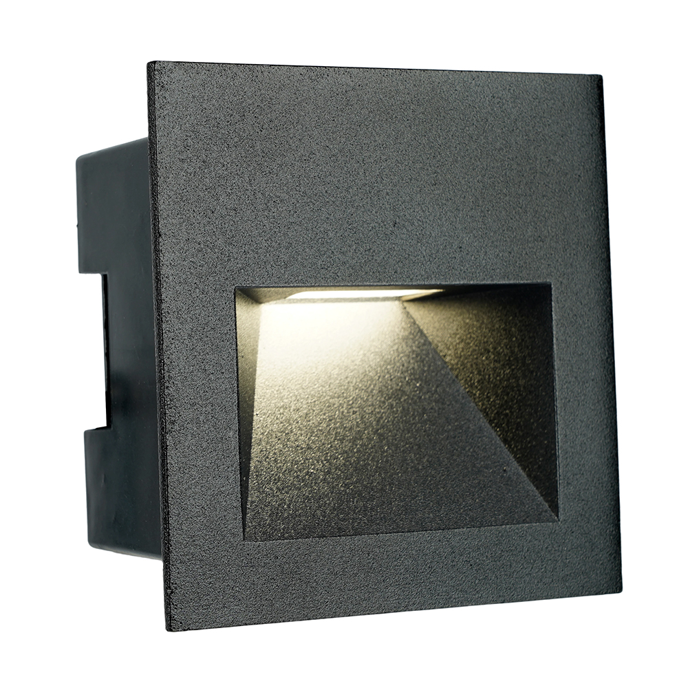 Светодиодный светильник Feron LN013-1 встраиваемый 3W 4000K, IP65, черный