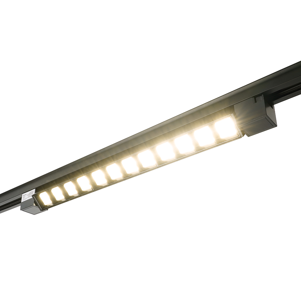 Светодиодный светильник Feron AL230 трековый однофазный на шинопровод 30W 4000K 60 градусов черный серия LensFold