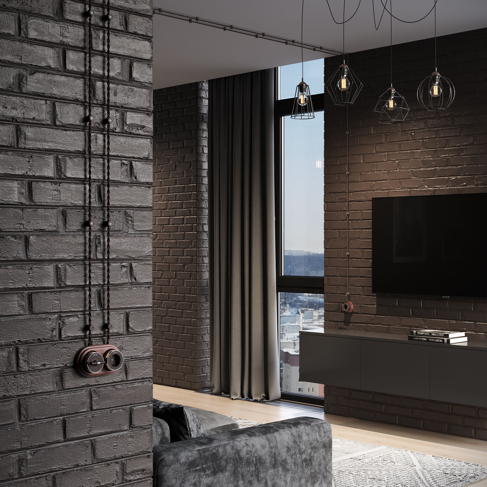 Изоляторы 100 шт (мокко матовый) Vintage W6433414