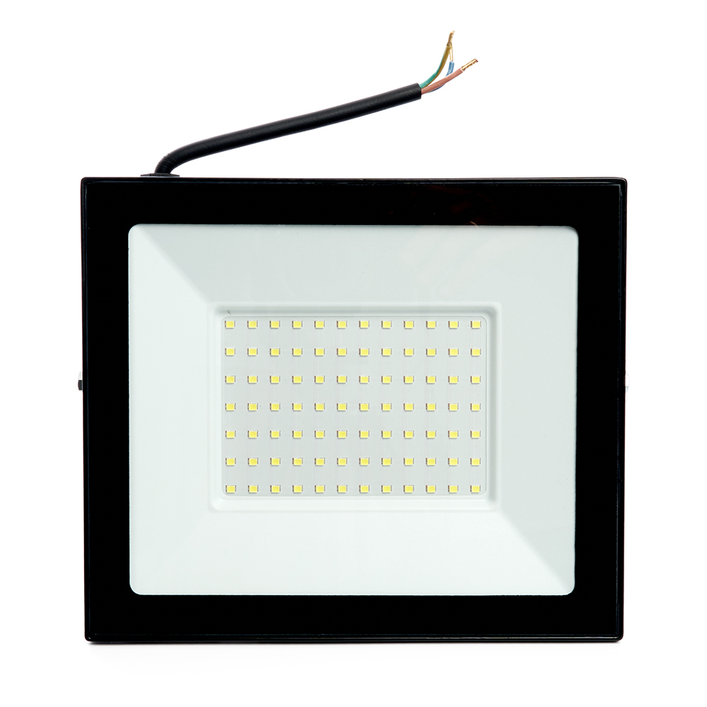 Светодиодный прожектор SAFFIT SFL90-100 IP65 100W 4000K черный