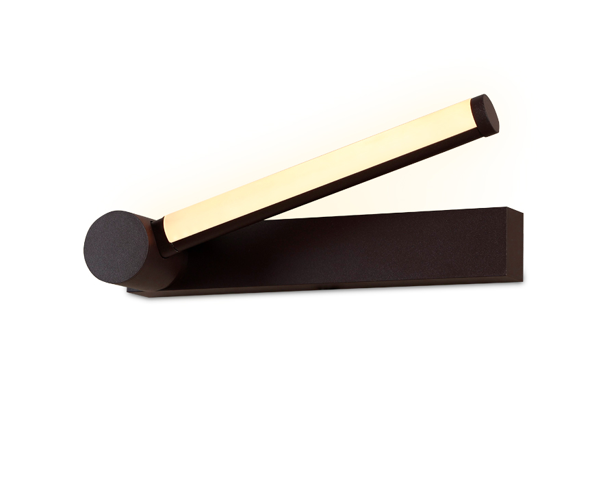 Настенный поворотный светодиодный светильник с выключателем Ambrella FW436 SCF кофе песок LED 4200K 10W 310*50*110