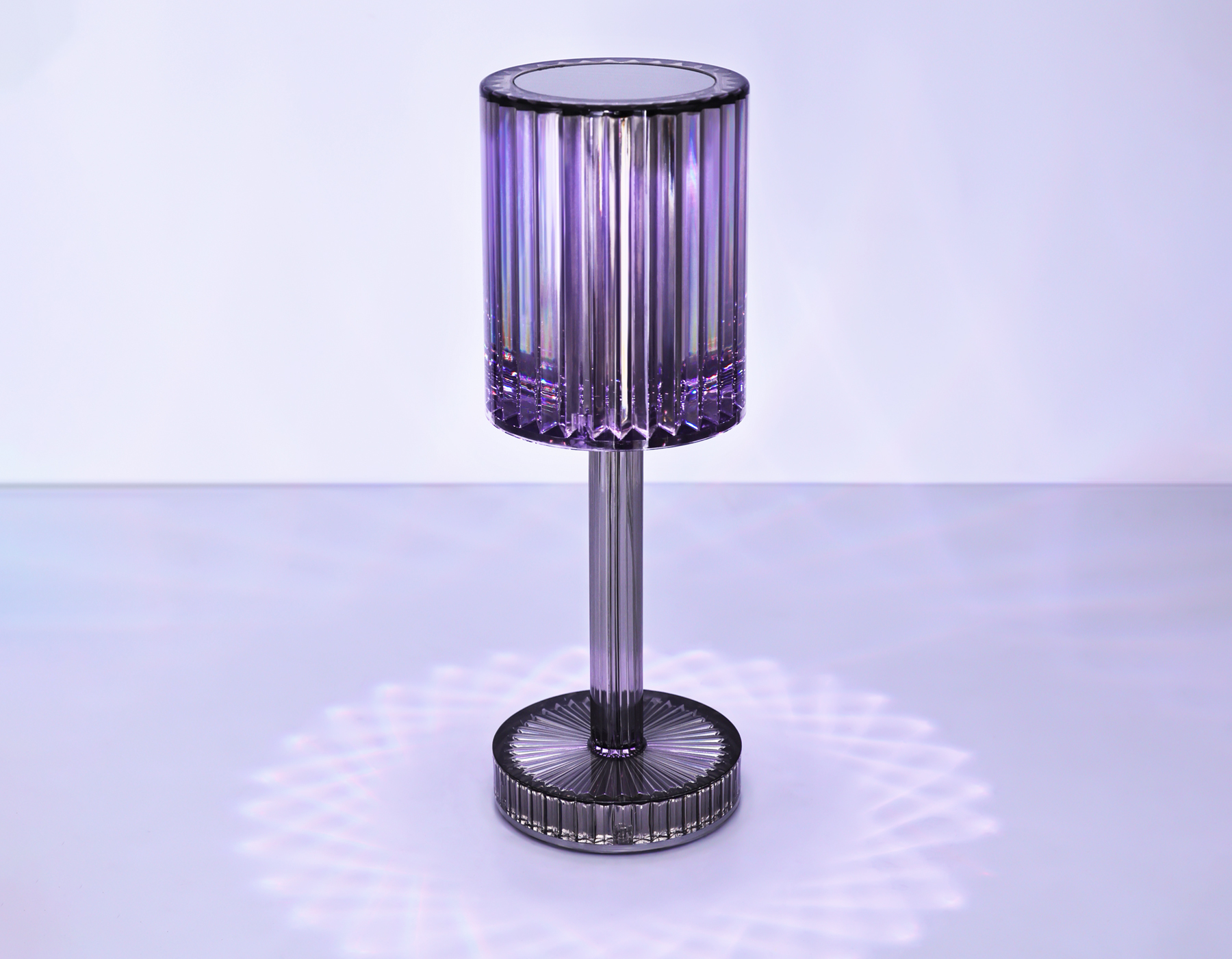 Настольный светильники Ambrella DE8071 GR серый LED RGB 3W (ПДУ RGB)