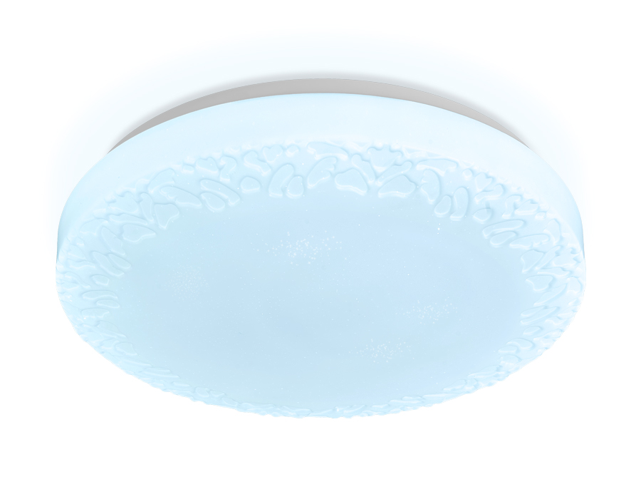 Потолочный светодиодный светильник Ambrella FF22 WH белый 72W (ПДУ ИК)