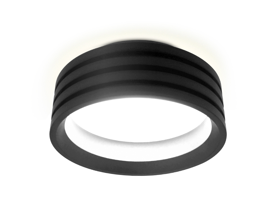 Встраиваемый точечный светильник Ambrella TN302 SBK черный песок GU5.3 D92*60