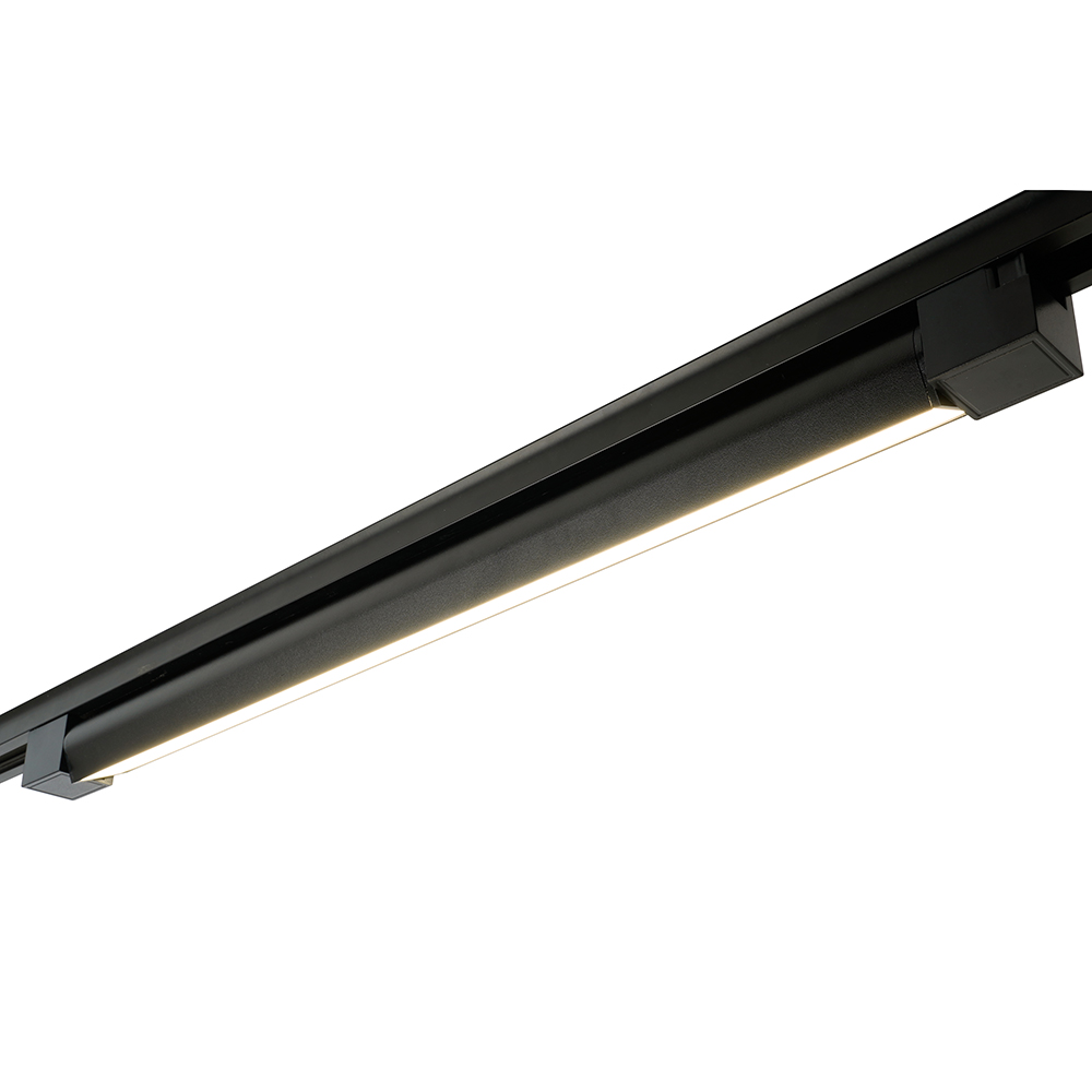 Светодиодный светильник Feron AL232 трековый однофазный на шинопровод 40W 4000K 120 градусов черный серия MattFold