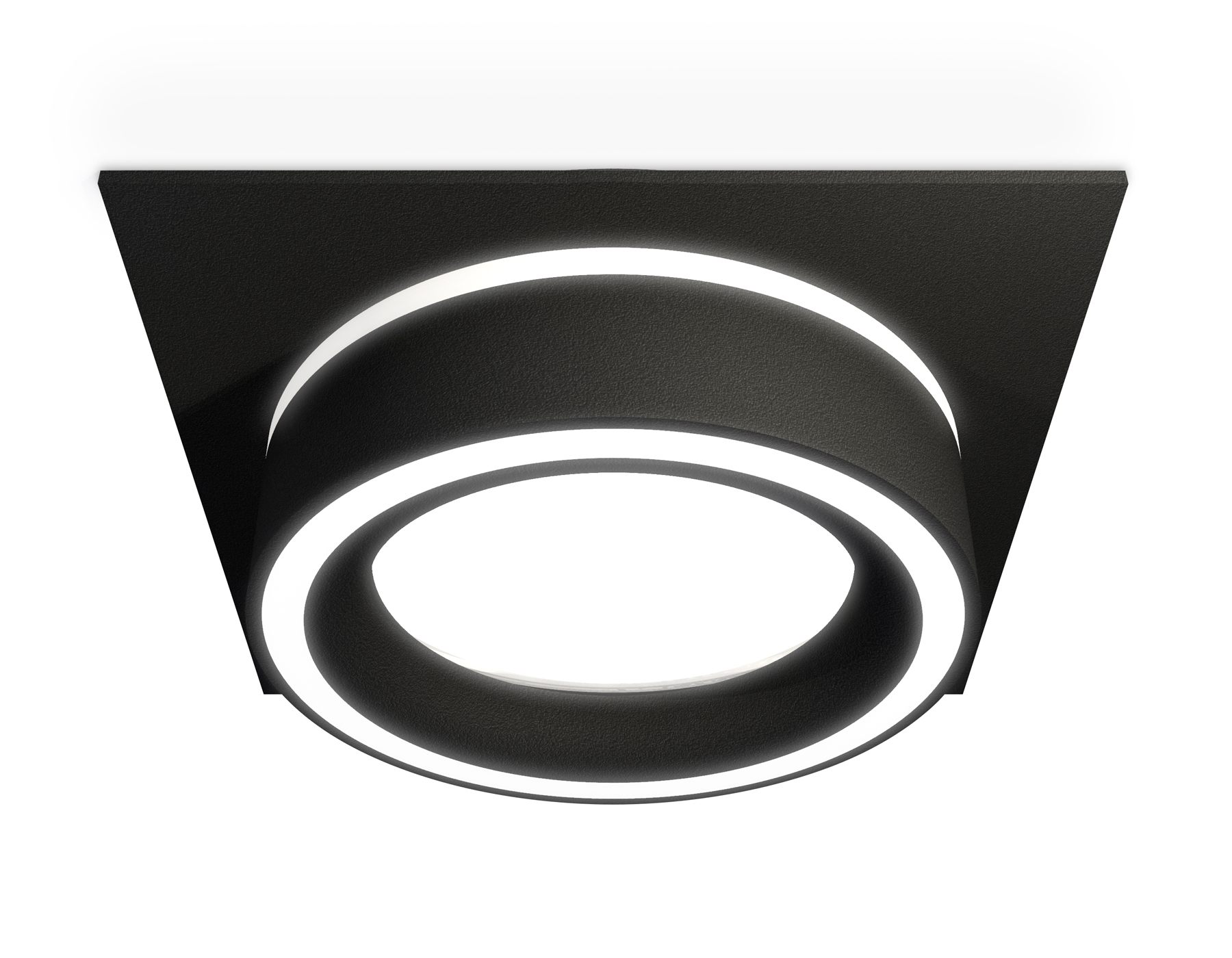 Встраиваемый светильник XC8062018 SBK/FR черный песок/белый матовый GX53 (C8062, N8434)