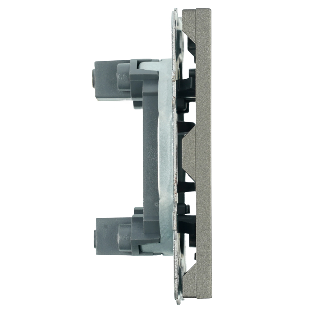 Заглушка (механизм), STEKKER, серия Эмили, RST00-5116-09, антрацит, soft touch