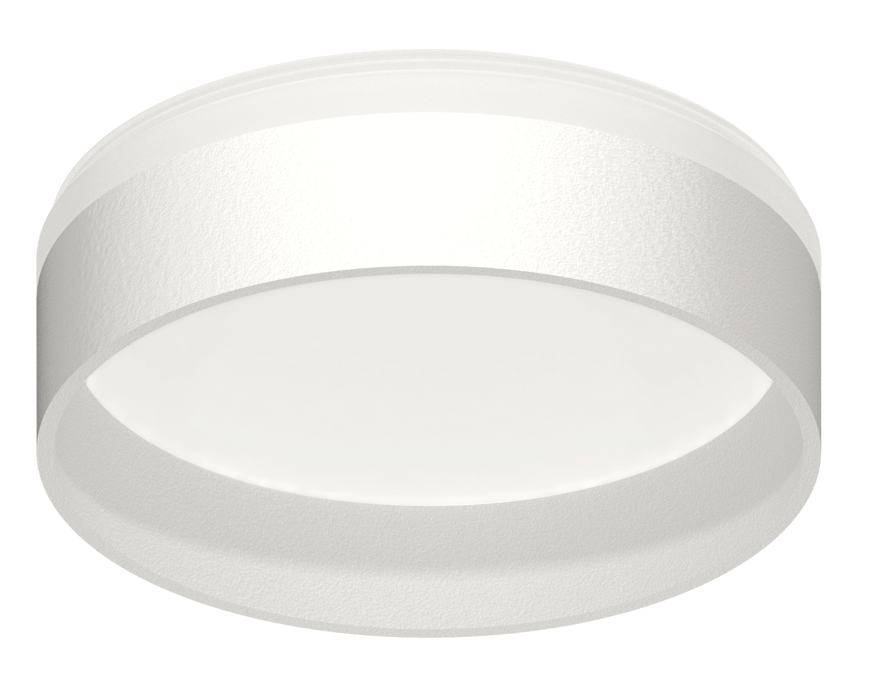 Насадка передняя для корпуса светильника Ambrella N8461 SWH/FR белый песок/белый матовый D85*H34mm Out30mm GX53