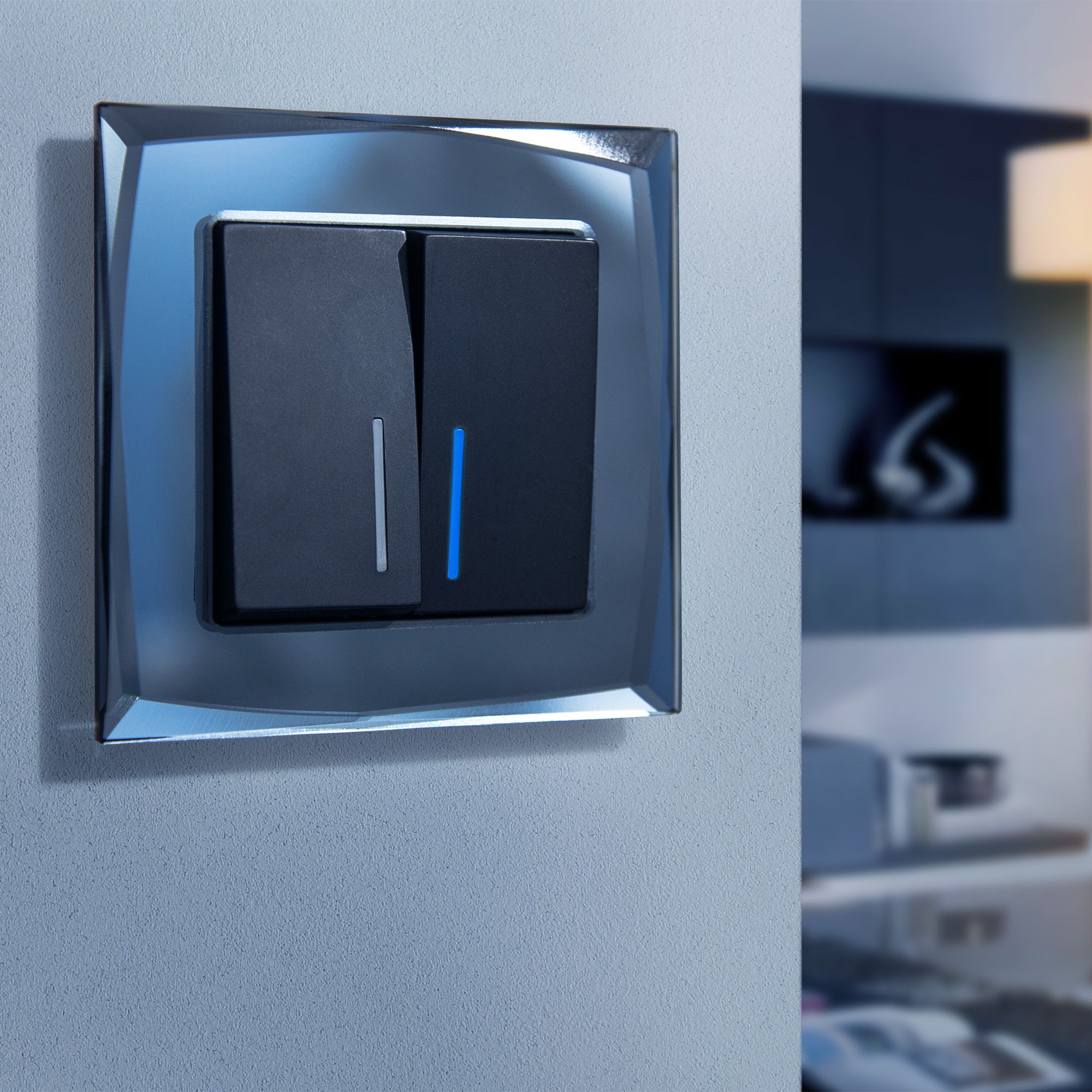 Рамка WERKEL Diamant на 1 пост (черный) WL08-Frame-01 / W0011208 / a029843