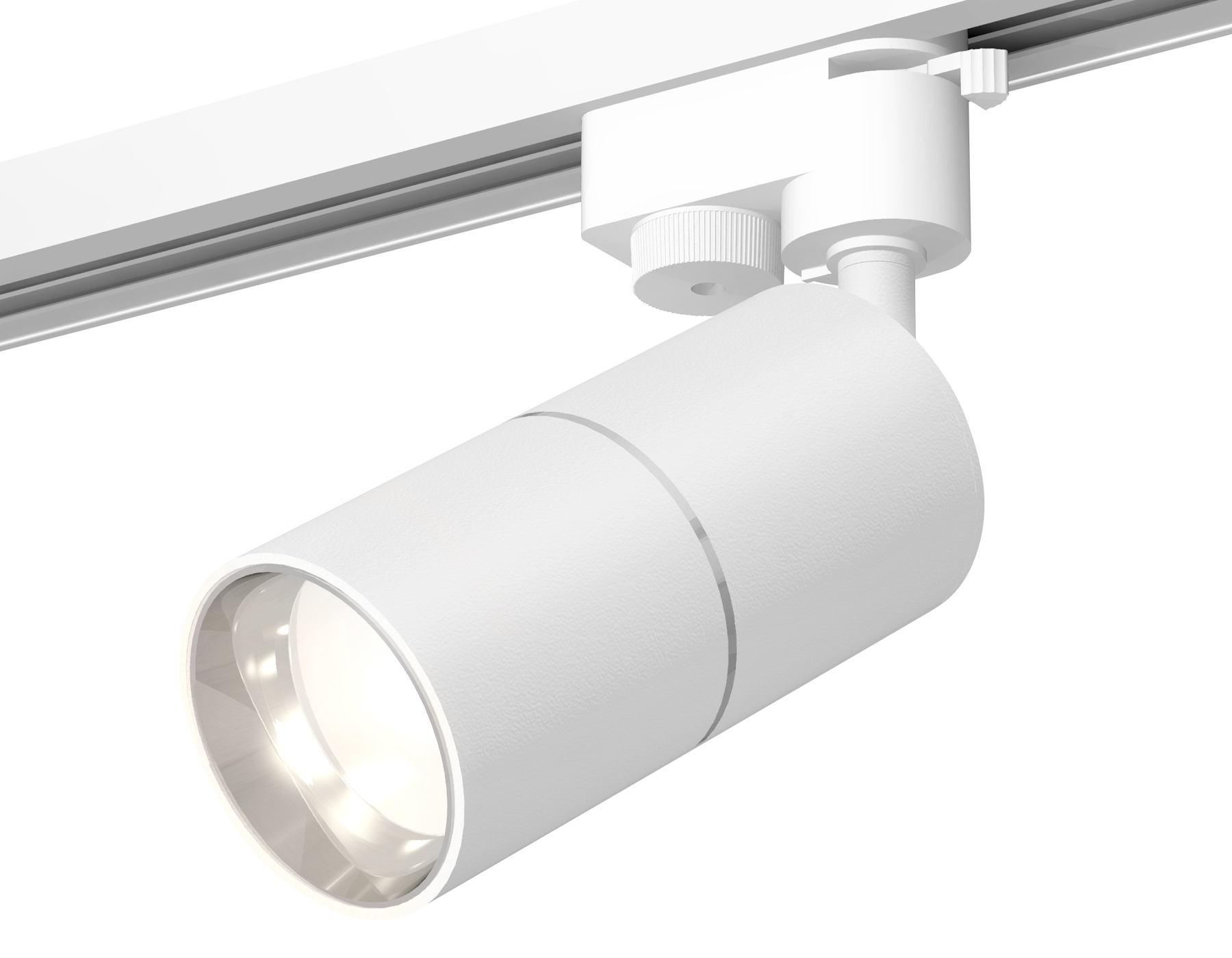 Трековый однофазный светильник XT6301001 SWH/PSL белый песок/серебро полированное MR16 GU5.3 (A2520, C6301, A2060, C6301, N6112)
