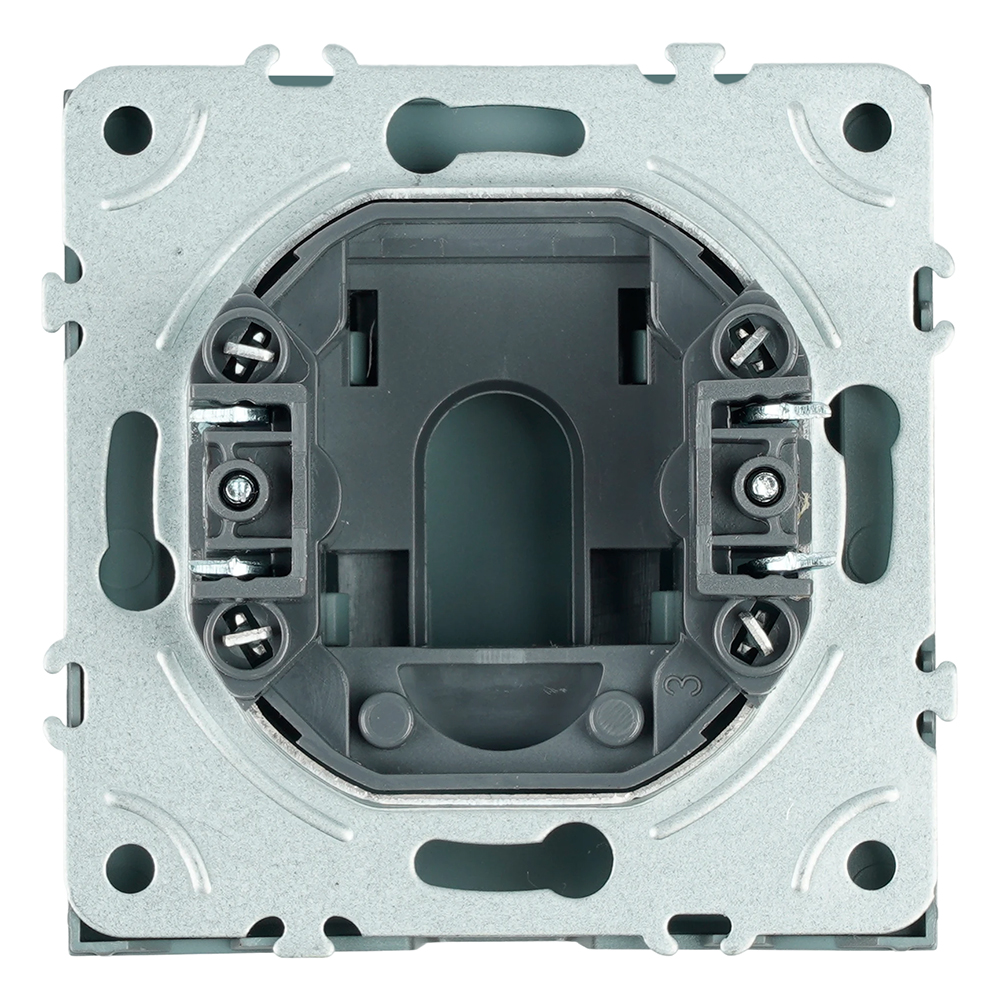 Кабельный вывод ( механизм), Stekker, серия Эмили, платиново-серый, soft-touch, RST00-5119-10