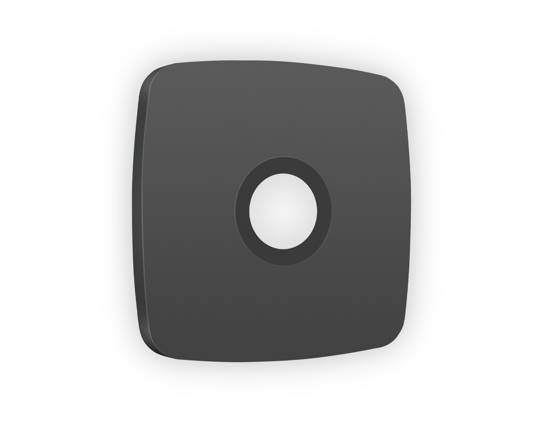 OP9130 Лицевая панель OMEGA (Графит Мягкое касание) для TV розетки QUANT