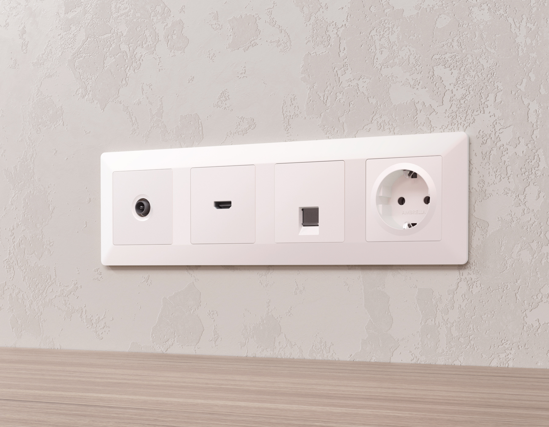 AF110204 Рамка ALFA Line (Жемчуг) 4-ая