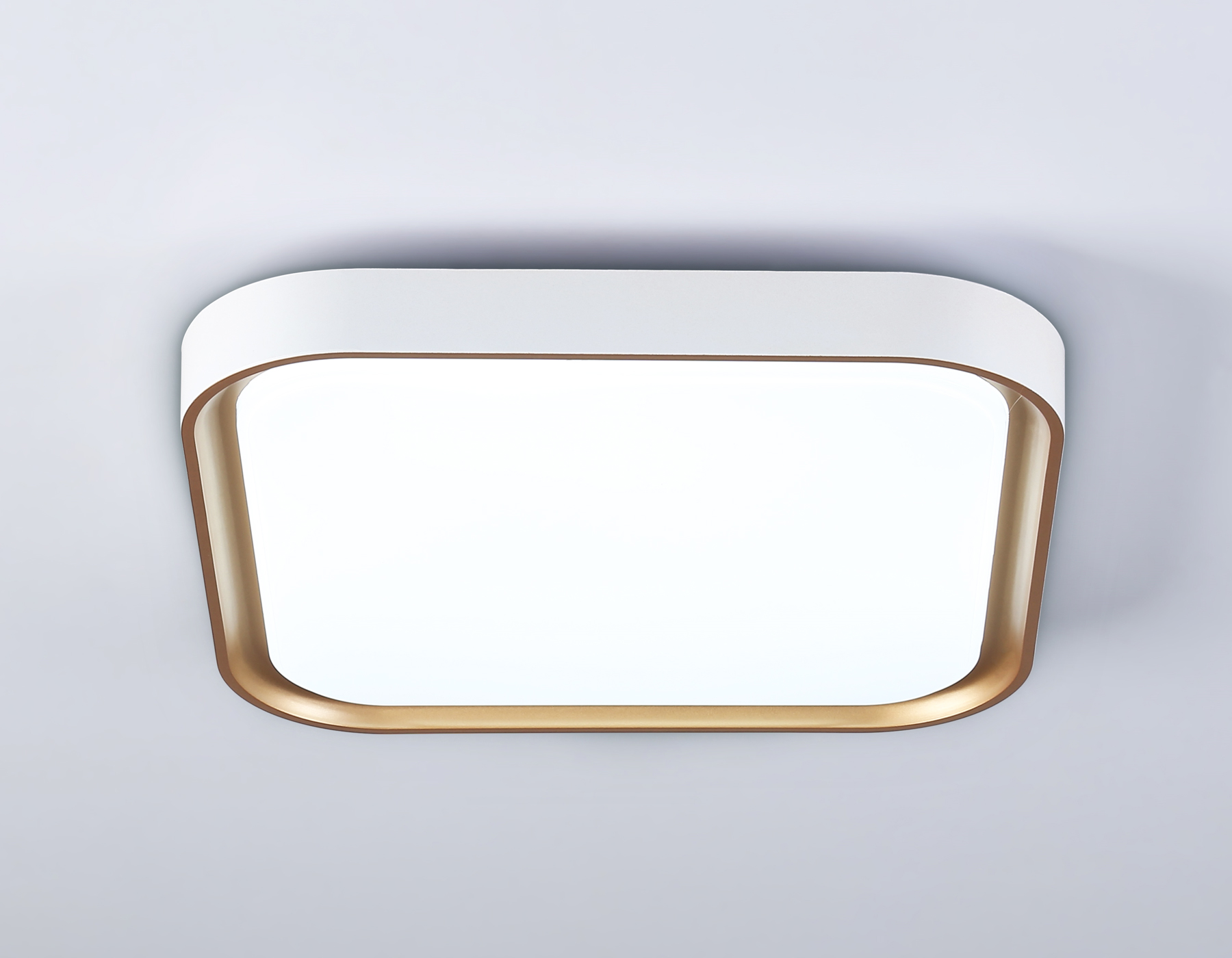 FZ1253 WH/GD белый/золото 18W 5000K 250*250*60 (Без ПДУ)