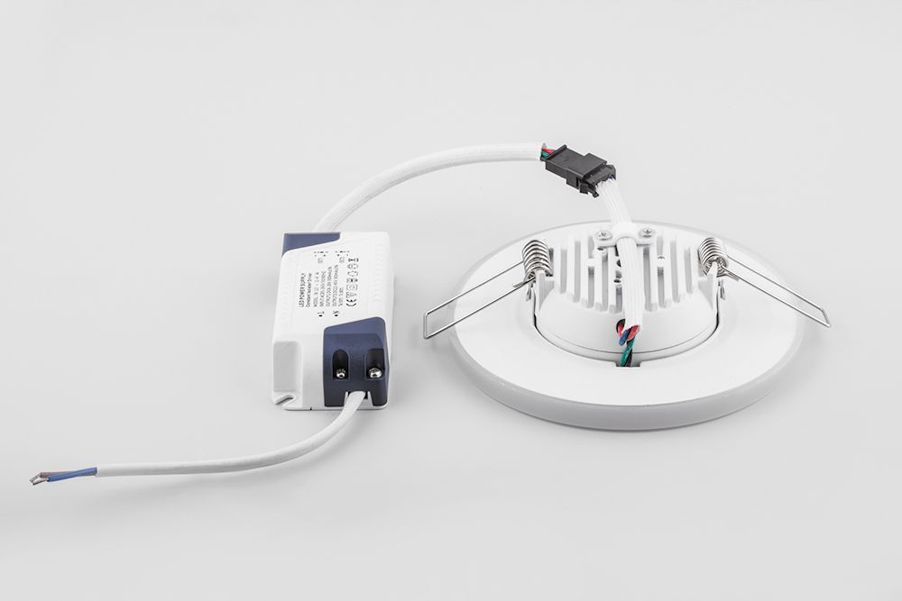 Светодиодный светильник Feron AL2770 встраиваемый 9W 4000K и подсветка 4000К белый