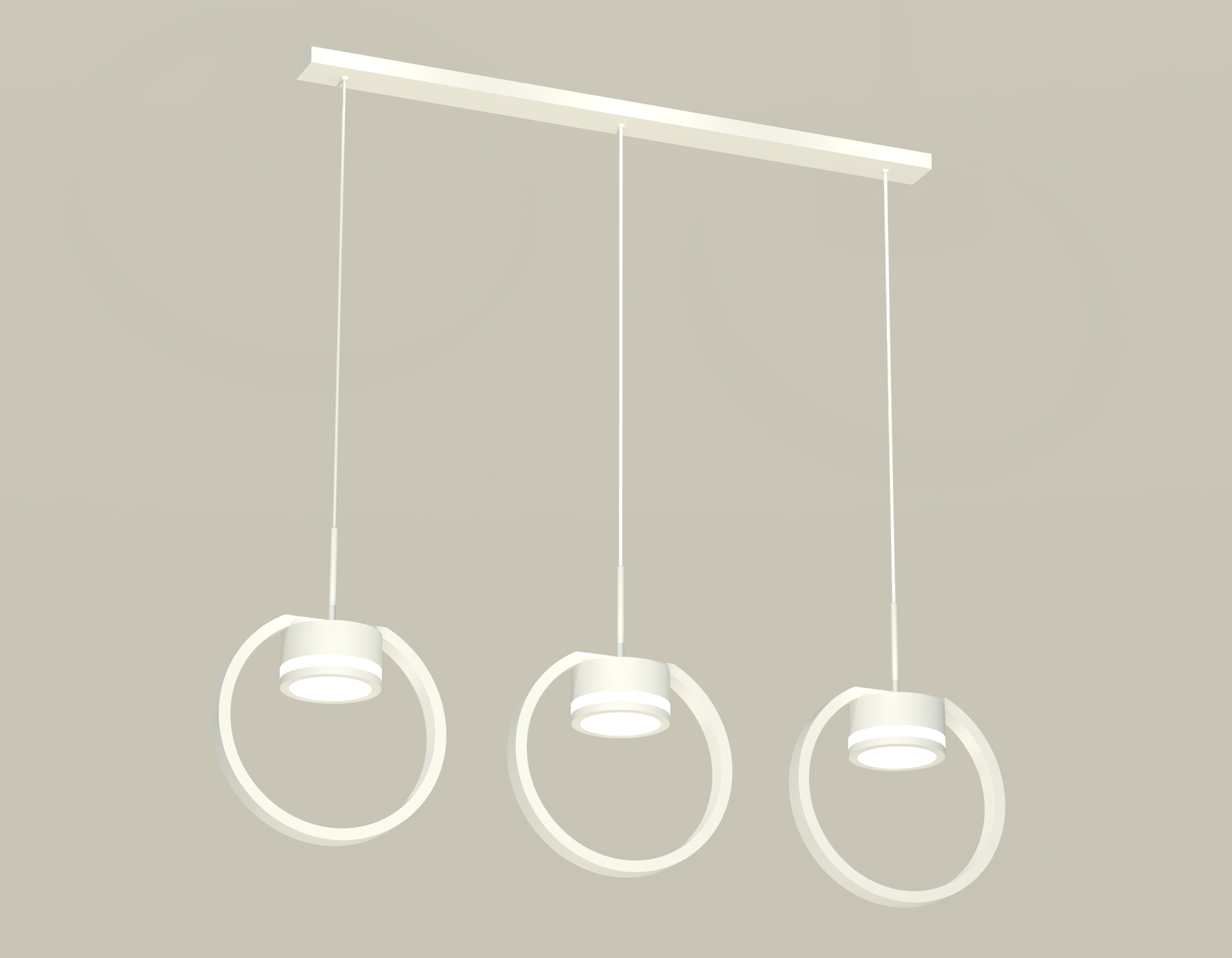 Подвесной светильтник Ambrella XB9106150/3 SWH/FR белый песок/белый матовый GX53 (C9106, N8412) Подвесной светильтник Ambrella XB9106150/3 SWH/FR белый песок/белый матовый GX53 (C9106, N8412)