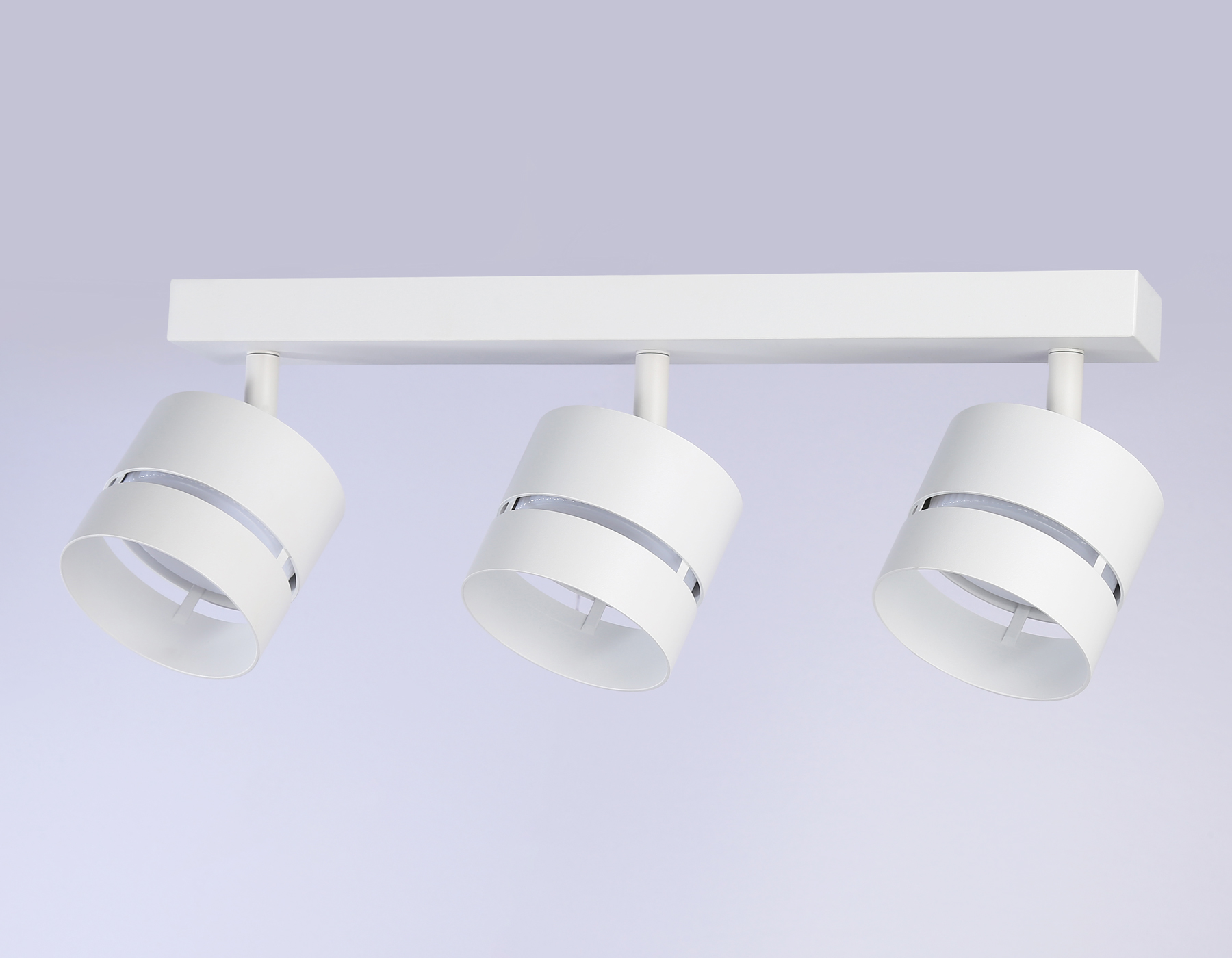 Накладной поворотный спот Ambrella TN71062/3 WH белый GX53/3 max 12W 405*85*150