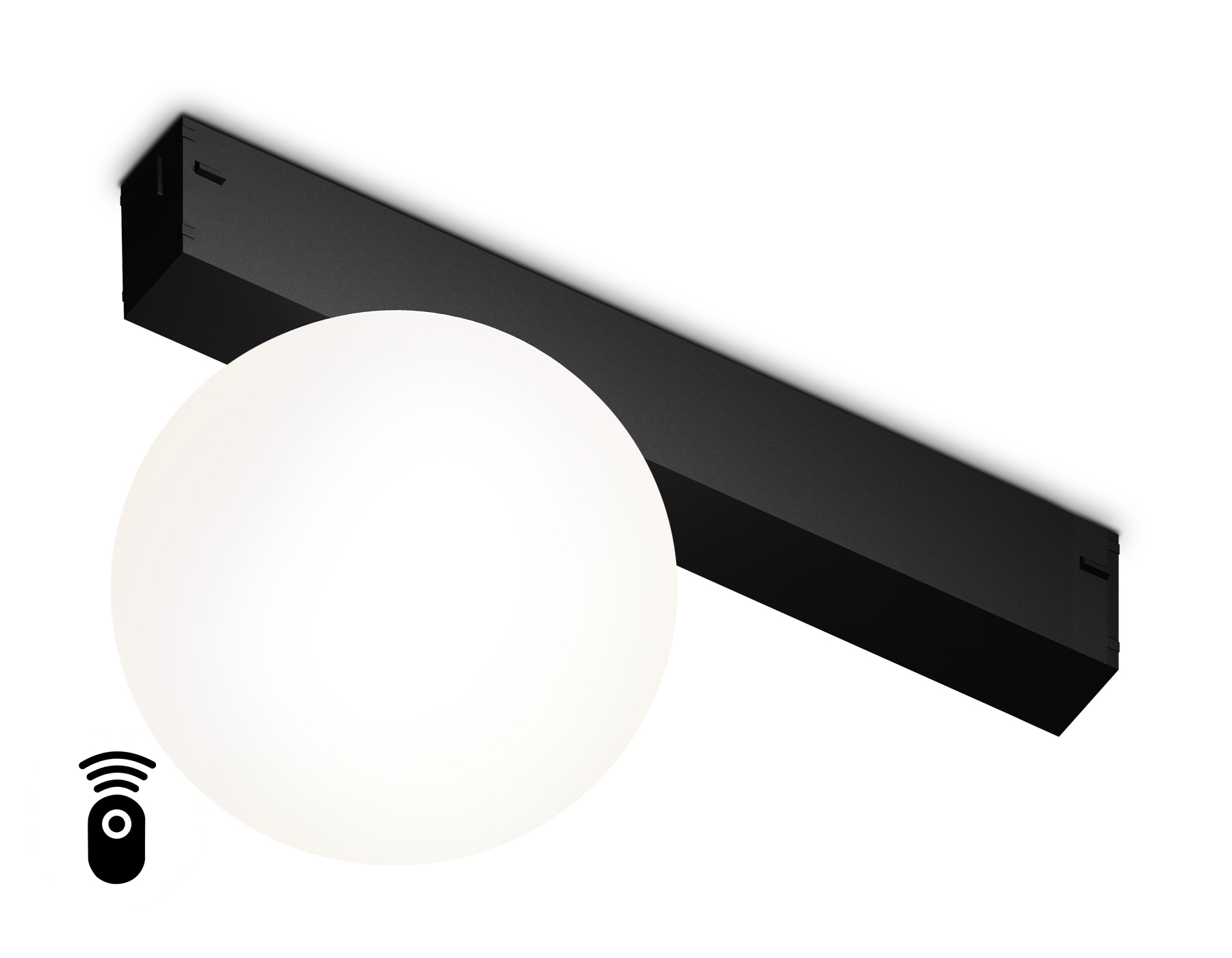 GL1371 BK черный IP20 10W 3000K-6400K 220V 120° D120/232*120*167 (Без ПДУ)