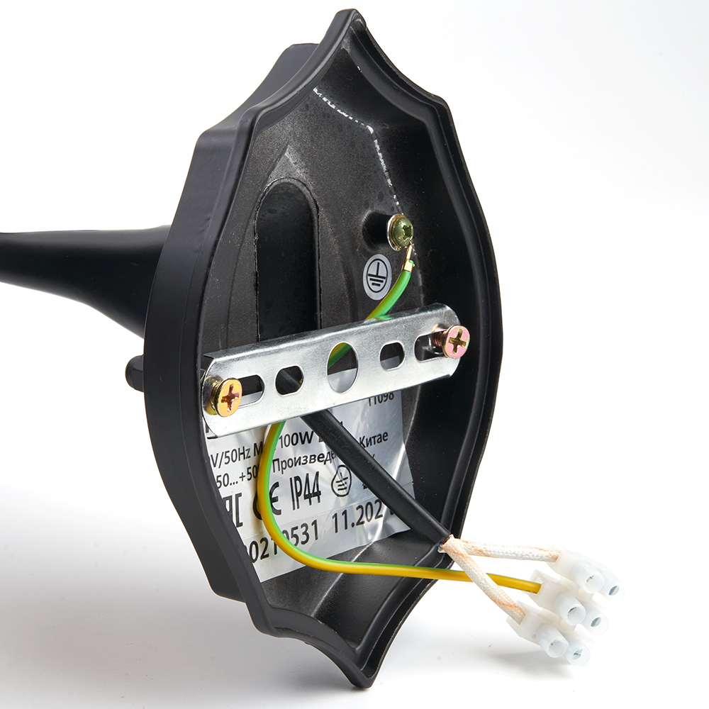 Светильник садово-парковый Feron 8102/PL8102 восьмигранный на стену вниз 100W E27 230V, черный Светильник садово-парковый Feron 8102/PL8102 восьмигранный на стену вниз 100W E27 230V, черный